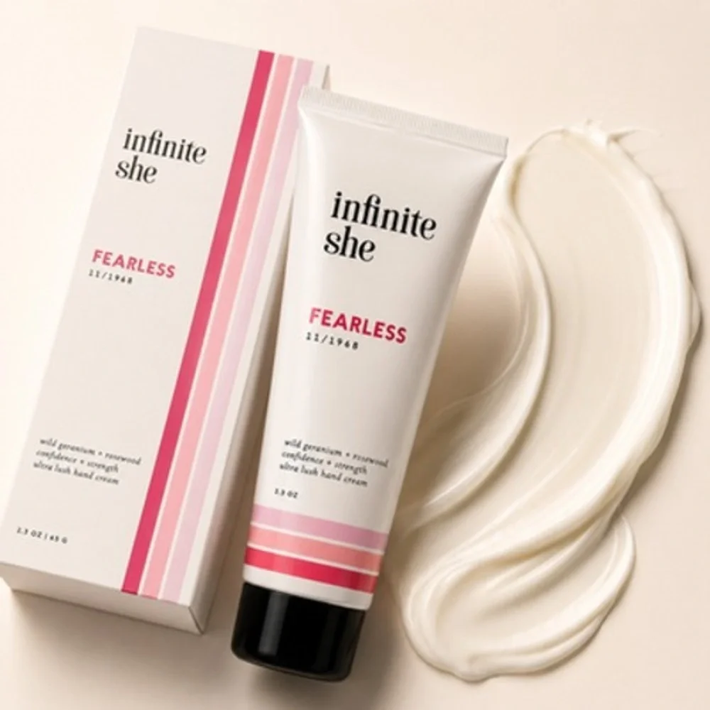 Infinite She Fearless Ultra Lush Hand Cream Wild Geranium + Rosewood 2.3 oz